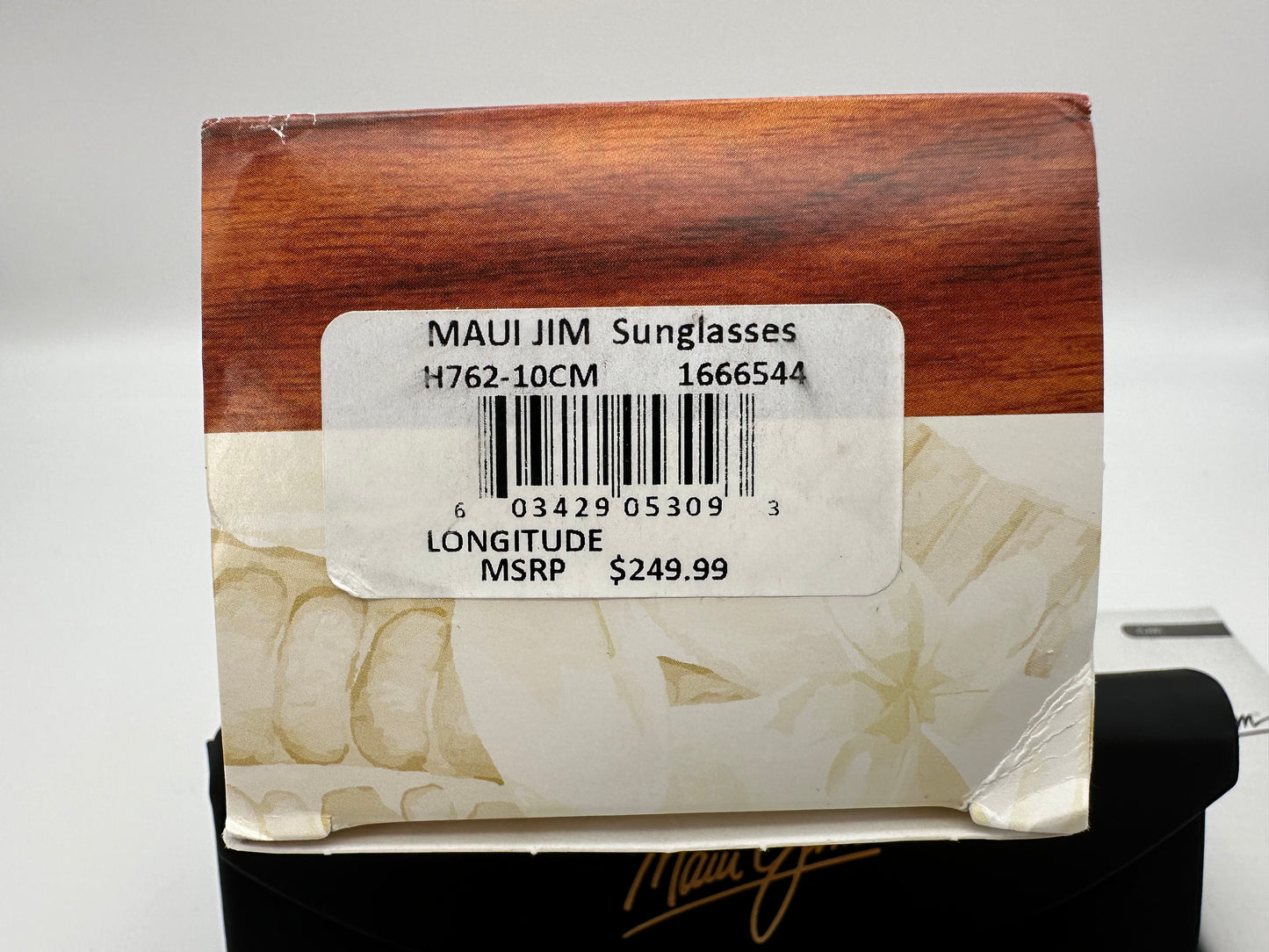 New Maui Jim Longitude Polarized Sunglasses Matte Tortoise/Bronze 762-10CM Glass