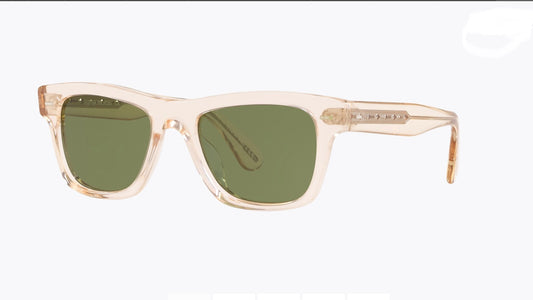 Oliver Peoples Oliver Sun 54mm Buff Green Glass lenses