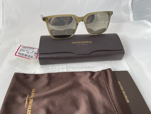 OLIVER PEOPLES LACHMAN SUN 53mm Dusty Olive / Grey Goldstone Sunglasses