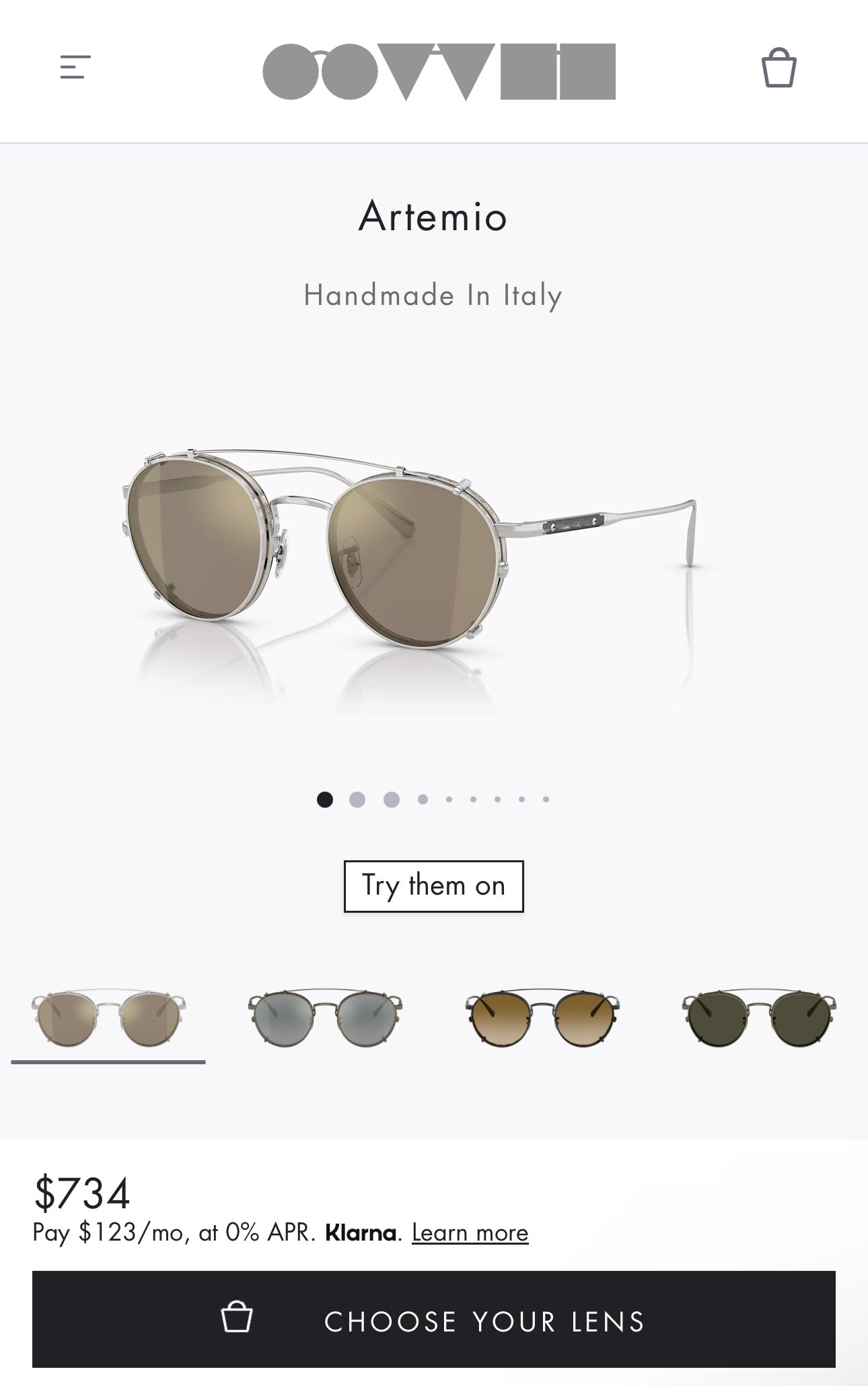 Oliver Peoples Artemio 48mm Brunello Cucinelli OV 1302 5036 Silver Tau oliver-peoples-artemio-48mm-brunello-cucinelli-ov-1302-5036-silver-tau