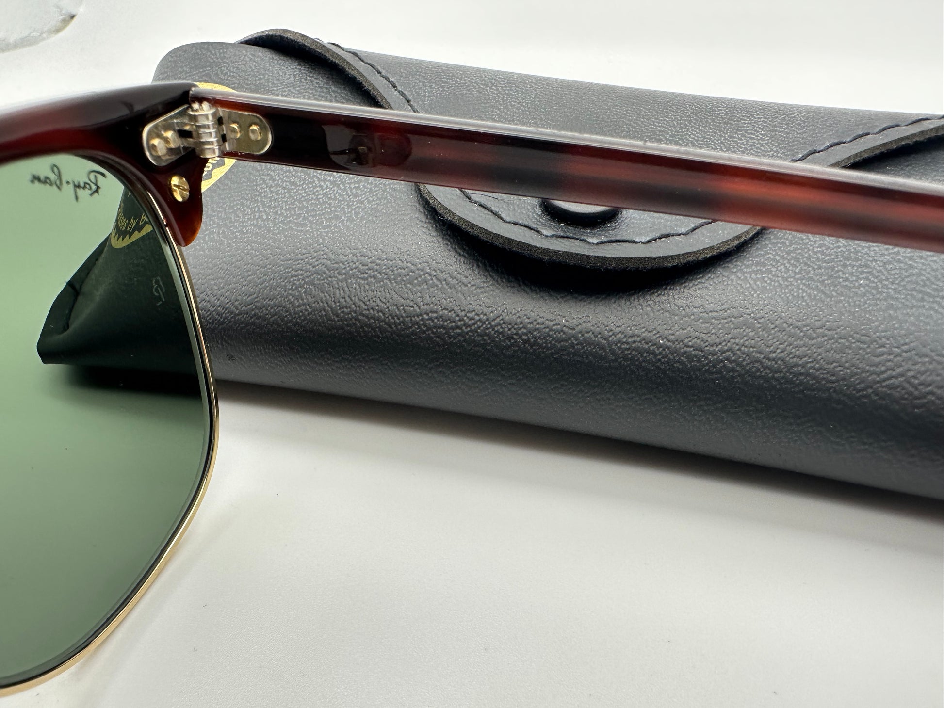 Vintage Ray Ban B L Clubmaster W0366 XVAS New Old Stock Shade