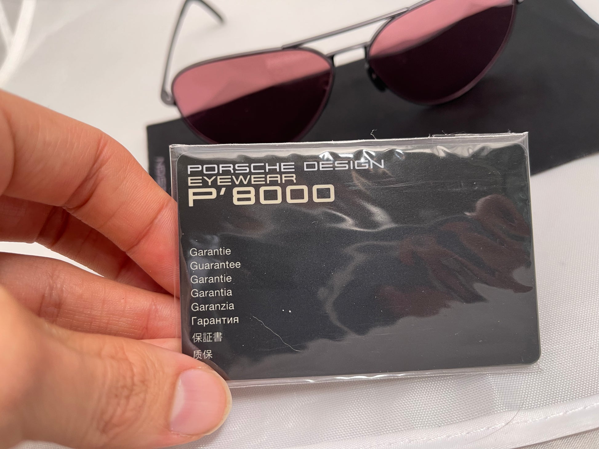 NIB Genuine Porsche Design Sunglasses P 8508 J Dark Gray