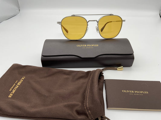 Oliver Peoples 49mm MANDEVILLE 0OV1294ST  525485 Brushed Silver Unisex Sunglasses