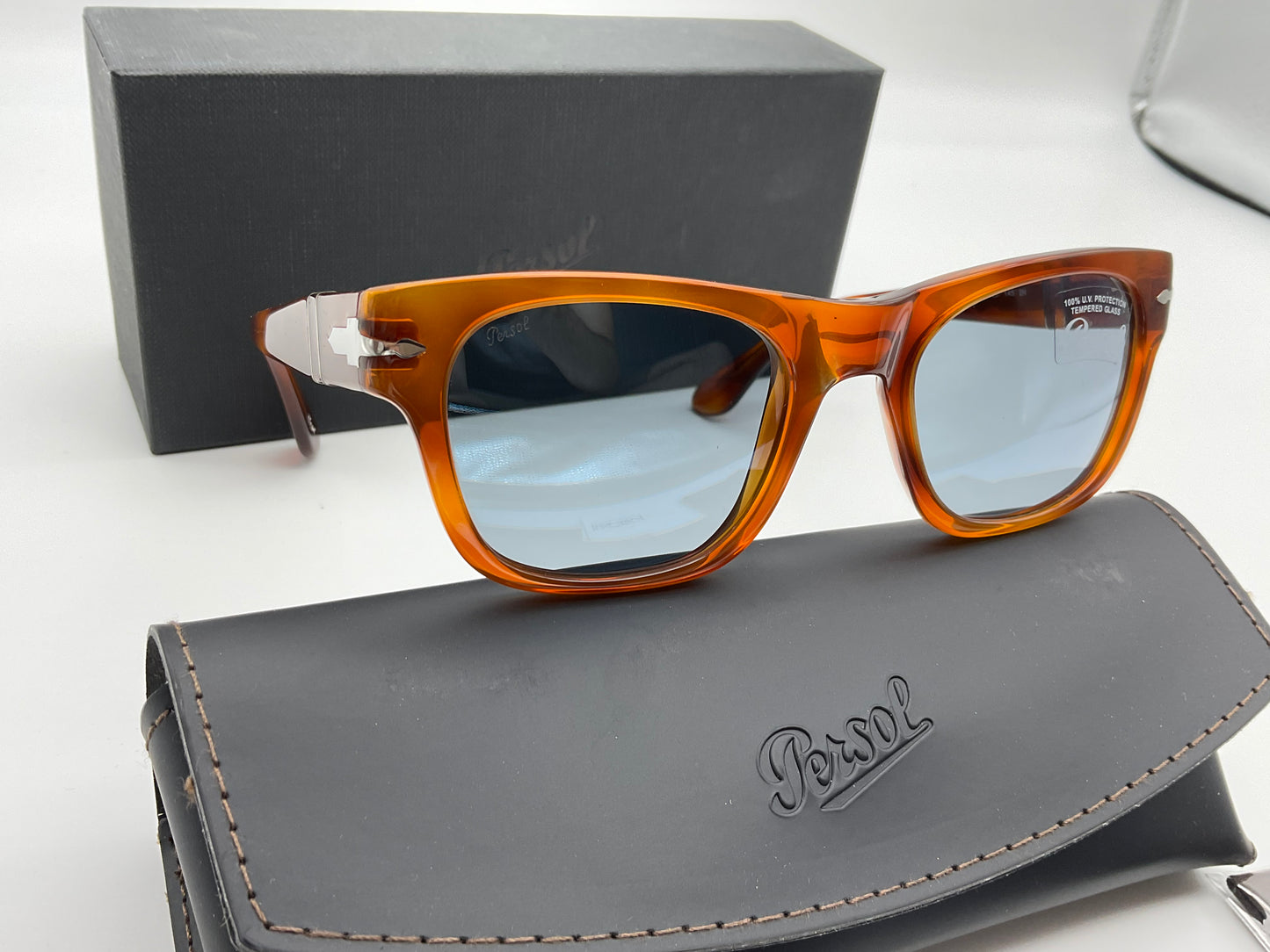 Persol PO3269S 50mm 96/56 Havana blue New made in Italy