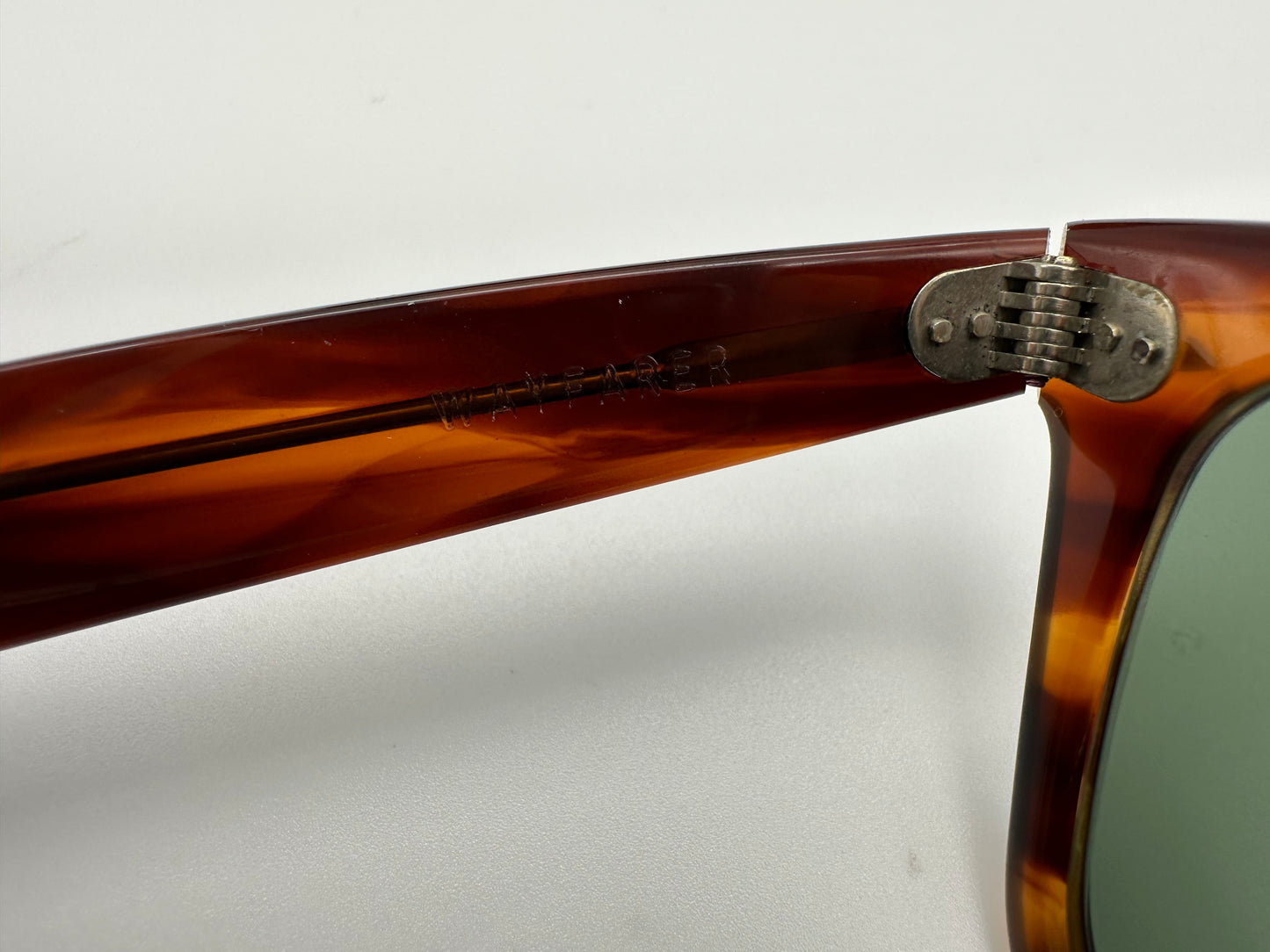 Vintage Ray Ban B&L Wayfarer 50mm 22mm Mock Tortoise G-15 Glass rare Ireland