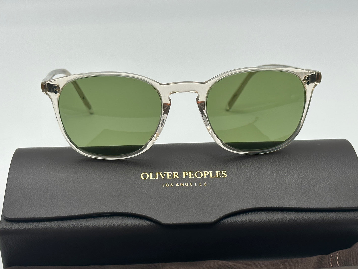 Oliver Peoples Finley Vintage Sun 49Mm Green Buff Glass