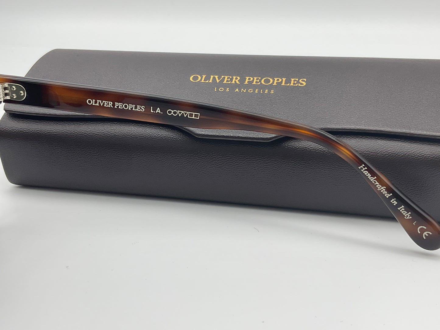 Oliver Peoples Daddy B. 55 mm tortoise made in Italy