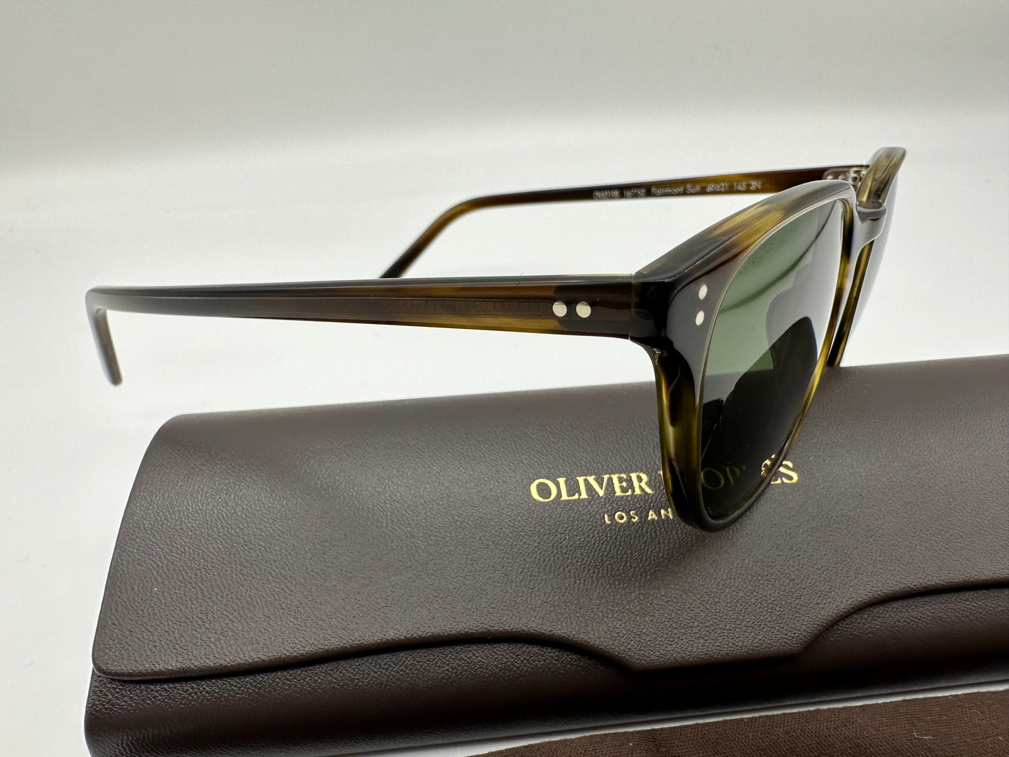 Oliver Peoples FAIRMONT SUN OV5219S 167752 Bark/G-15 Green 49mm Sunglasses