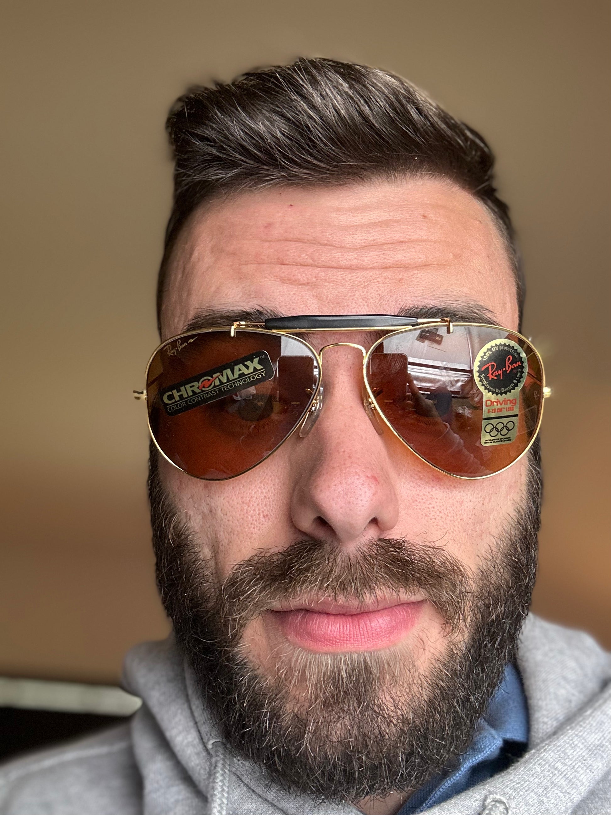 Ray ban bausch & lomb aviator sales