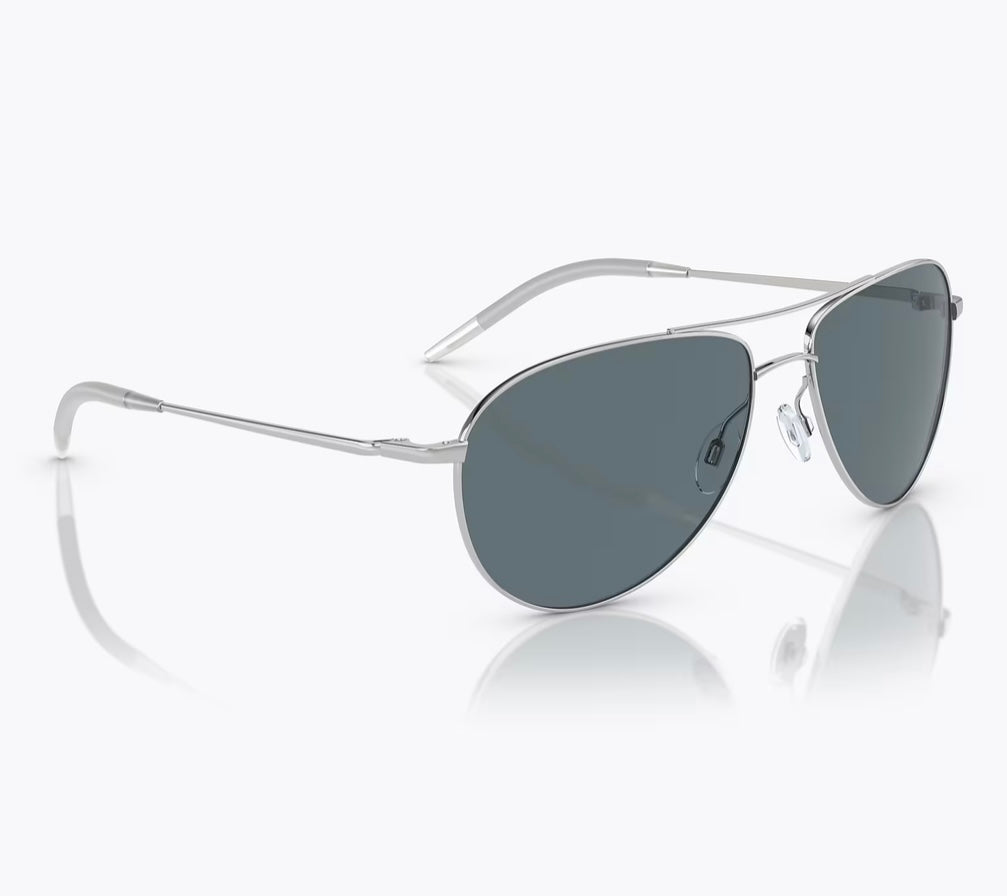Oliver Peoples Benedict 59mm OV1002S 50363R Silver Blue Polarized NEW