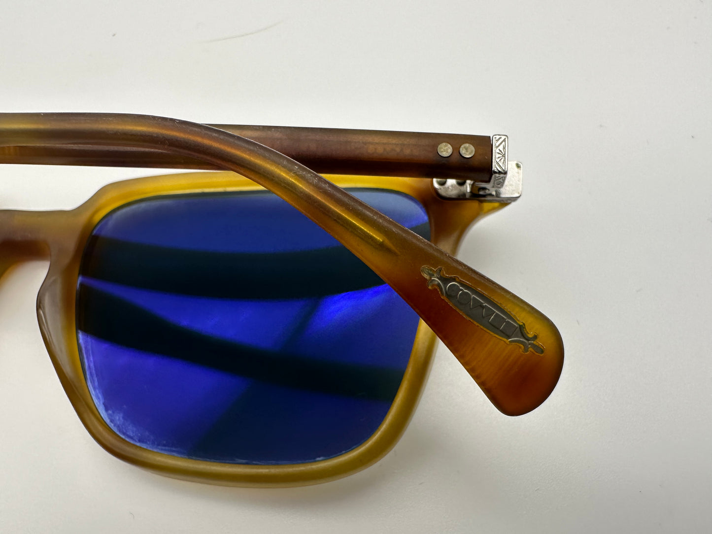 RARE Oliver Peoples OPLL Sun 53mm Semi Matte Light Tortoise Photochromic Sunglasses Preowned
