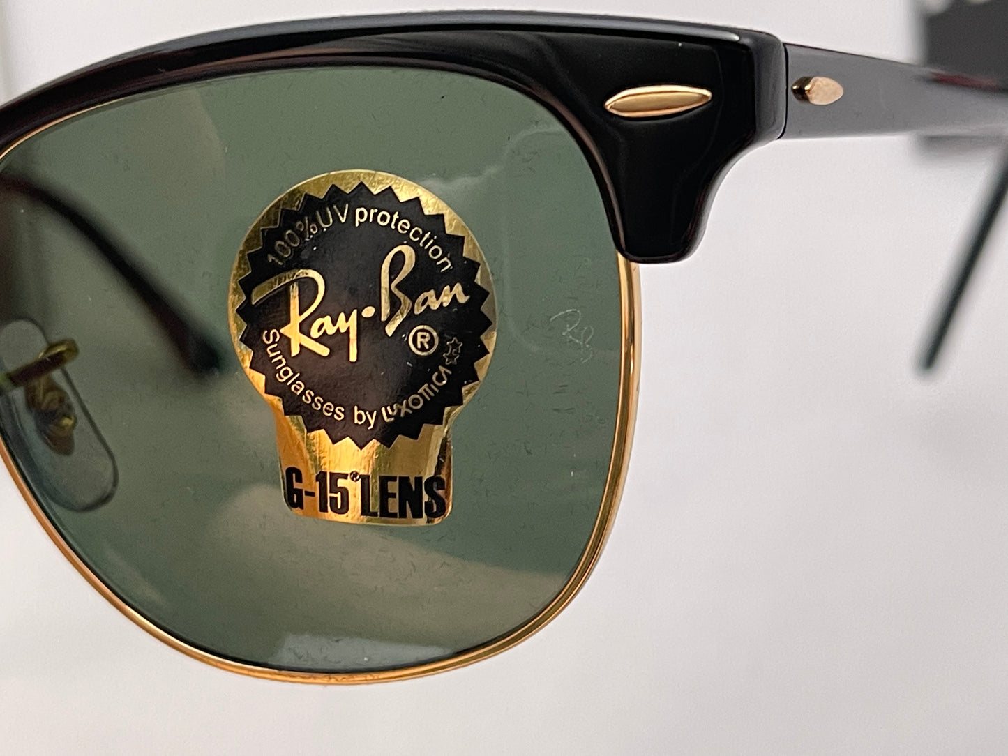 Ray-Ban Clubmaster Black Gold 51mm New