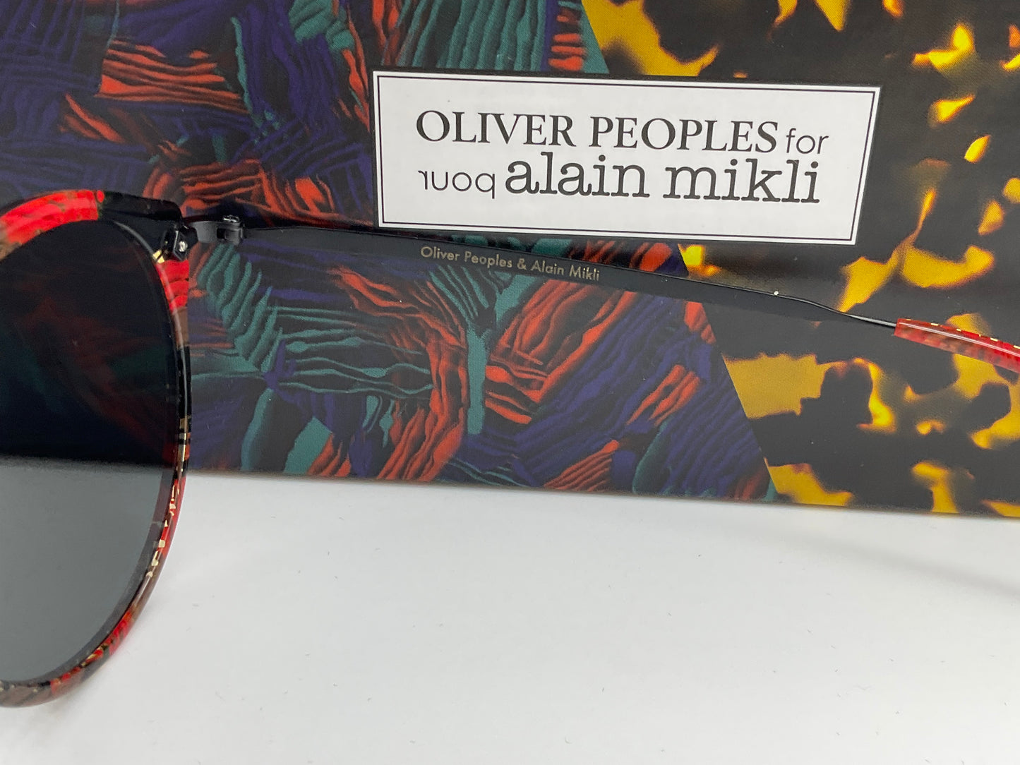 Oliver Peoples ALAIN MIKLI REMICK 50mm Sunglasses OV5349S Black Palmier Red Tropical