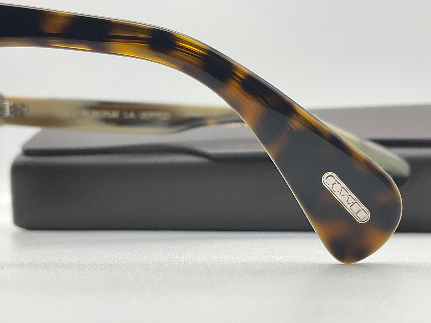 Oliver Peoples Casian Sun 54mm Brown Horn OV5444 Italy