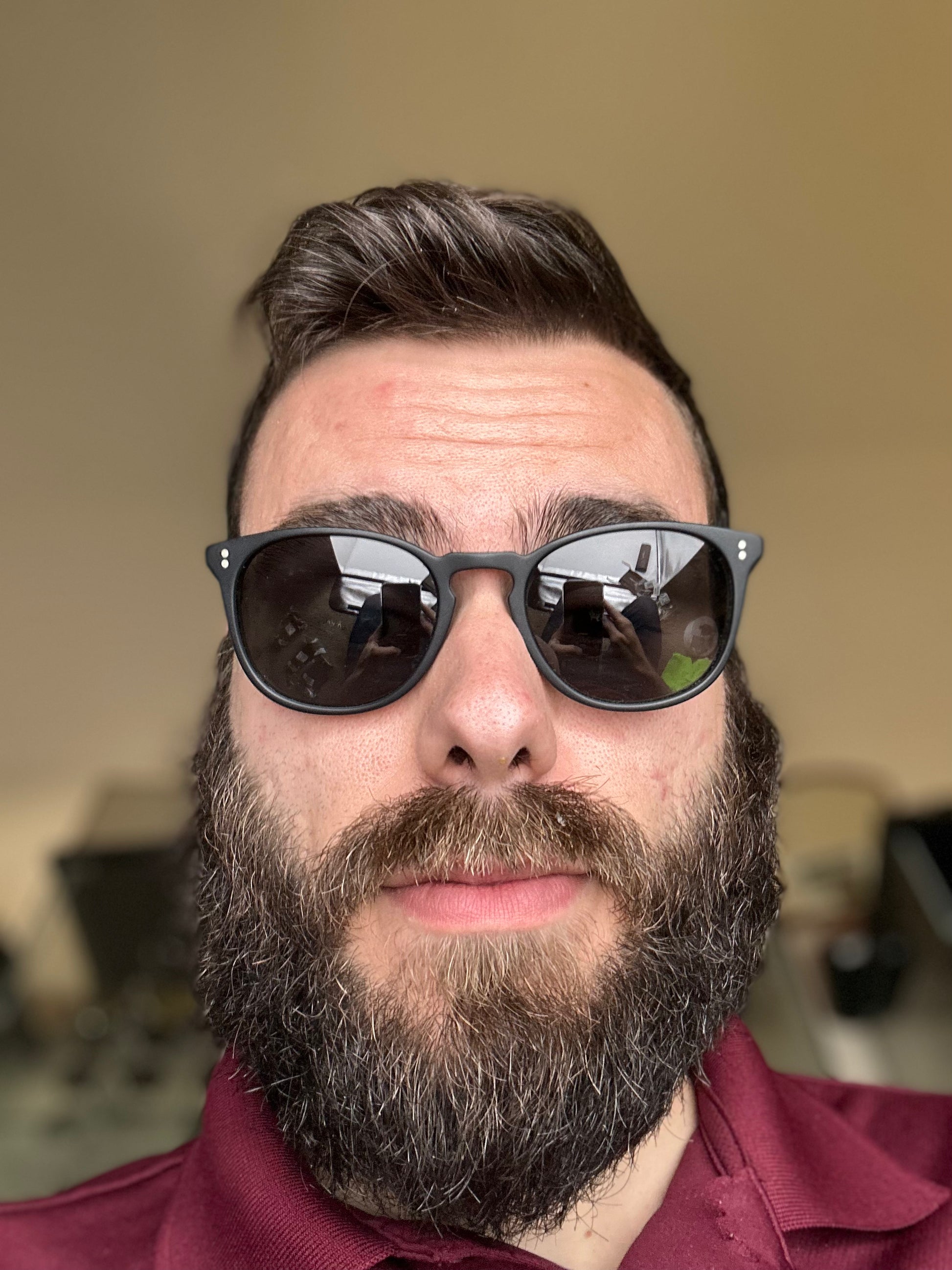 Oliver Peoples Finley Esq. 51mm Semi Matte Black Moss Tortoise