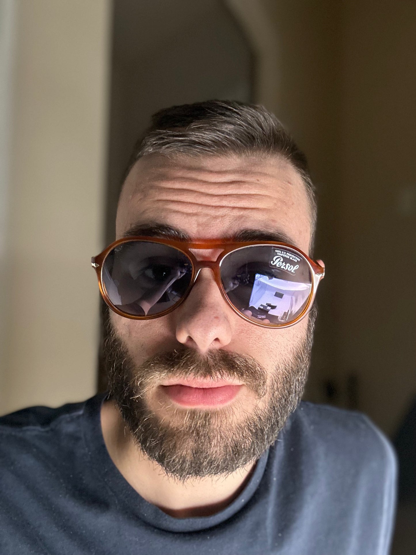 Persol 3194 Aviator 59mm 1052 56 Blue Lens Italy Shade Review Store