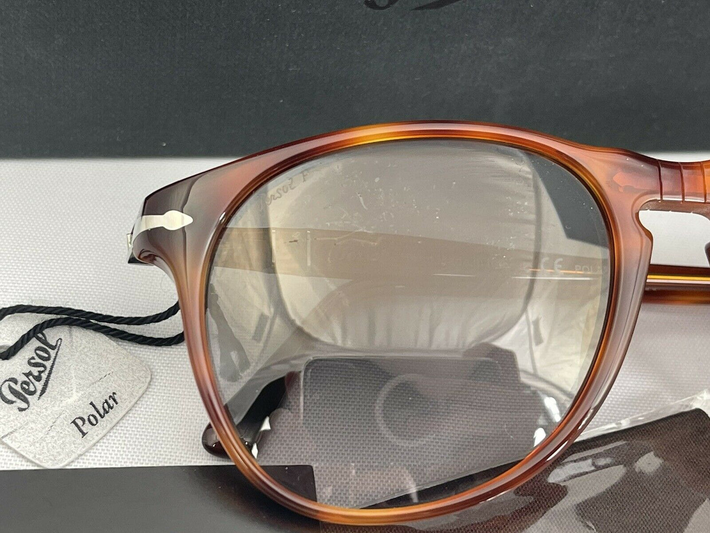 Persol PO 6649 S 96/M3 55 Terra Di Siena Brown/Grey Polarized Italy Open Box