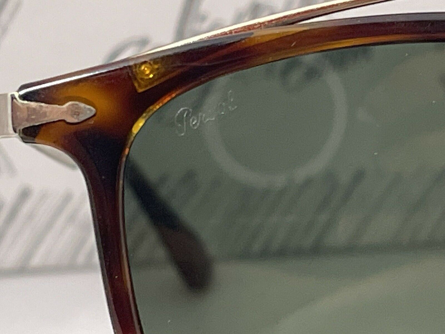 PERSOL Double Bridge Sunglasses PO3173-S 24/31 54mm Calligrapher Edition