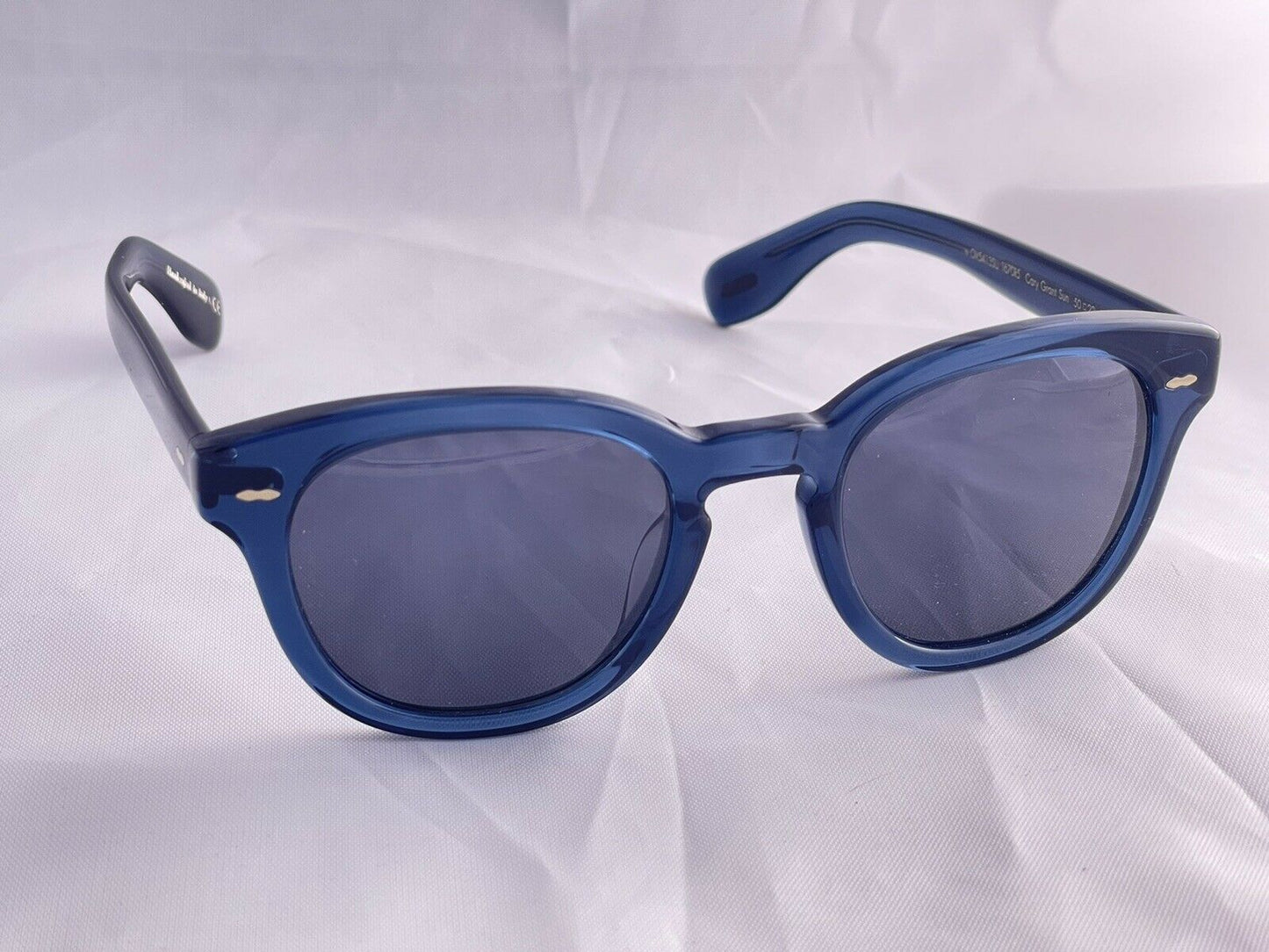 Oliver Peoples Cary Grant OV5413SU Sunglasses Blue / Carbon Gray size 50mm New