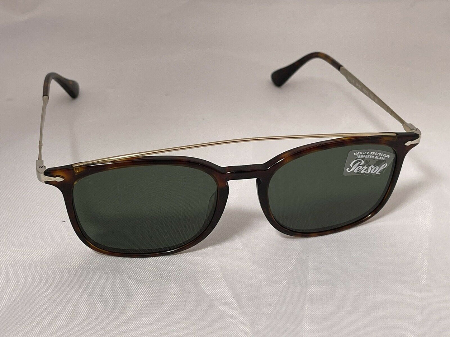 PERSOL Double Bridge Sunglasses PO3173-S 24/31 54mm Calligrapher Edition