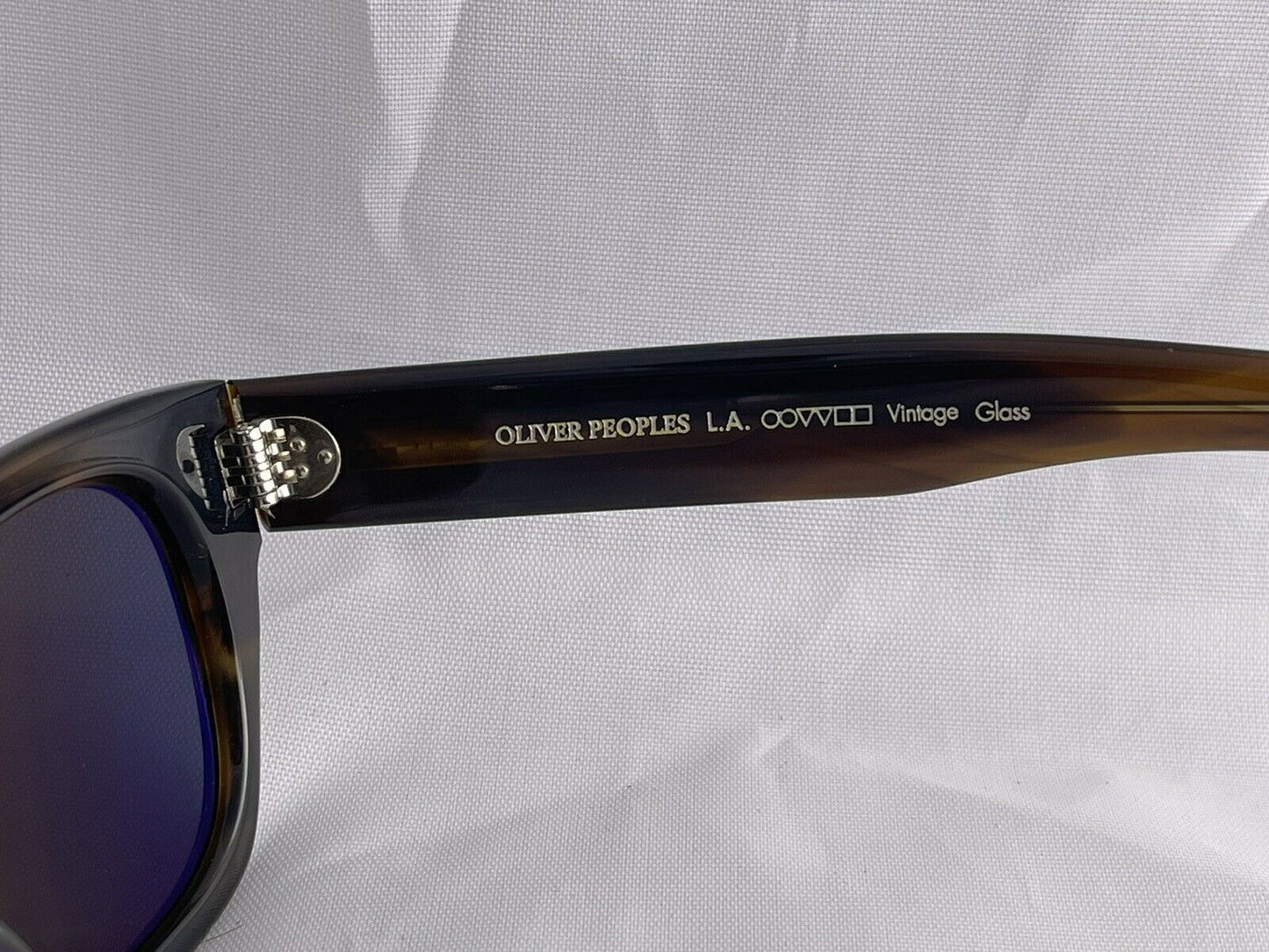 OLIVER PEOPLES Keenan 51mm Square Sunglasses MSRP $492 Bark G-15 New
