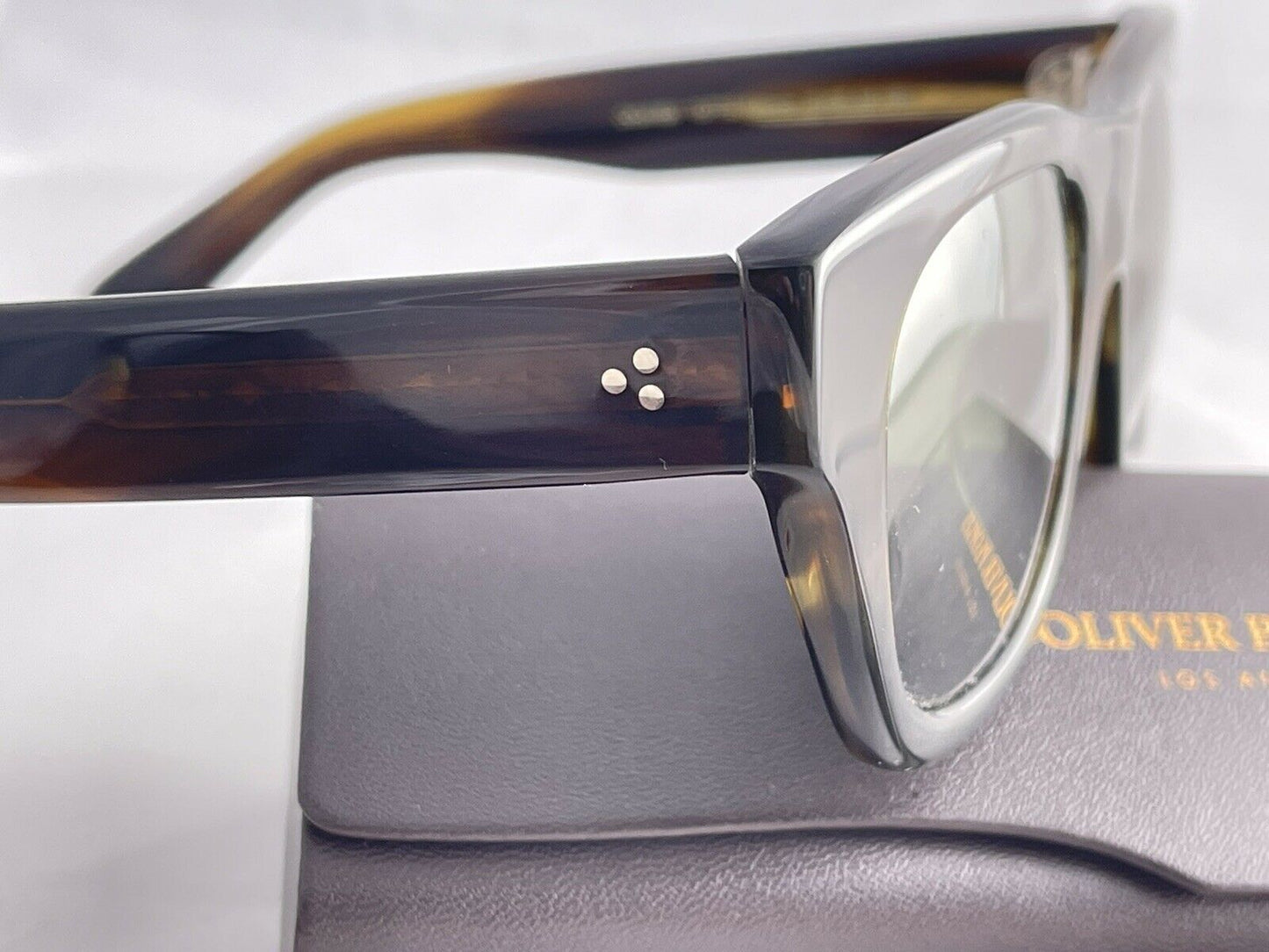 OLIVER PEOPLES Keenan 51mm Square Sunglasses MSRP $492 Bark G-15 New