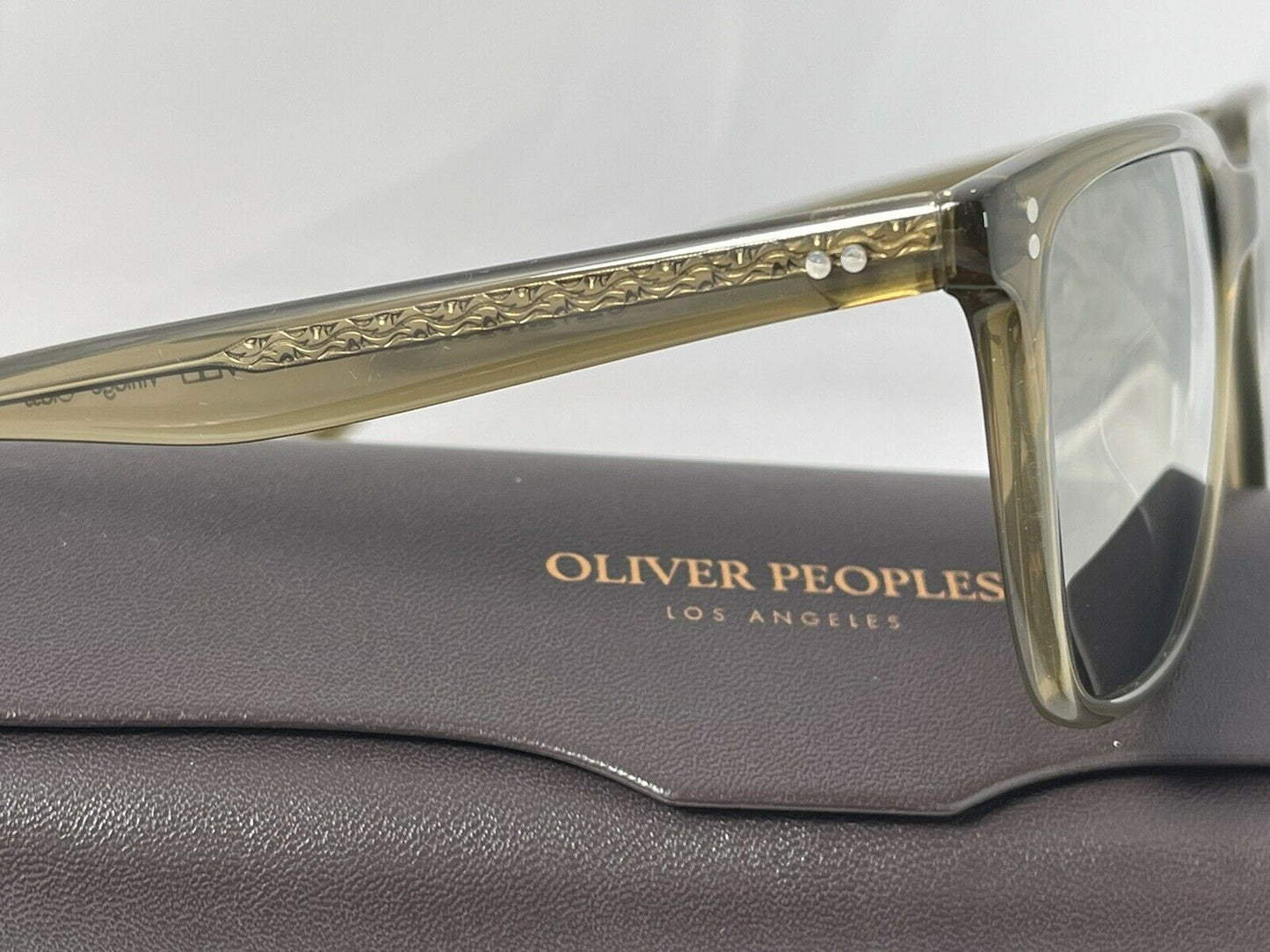 OLIVER PEOPLES LACHMAN SUN Dusty Olive / Grey Goldstone Sunglasses 50mm NEW