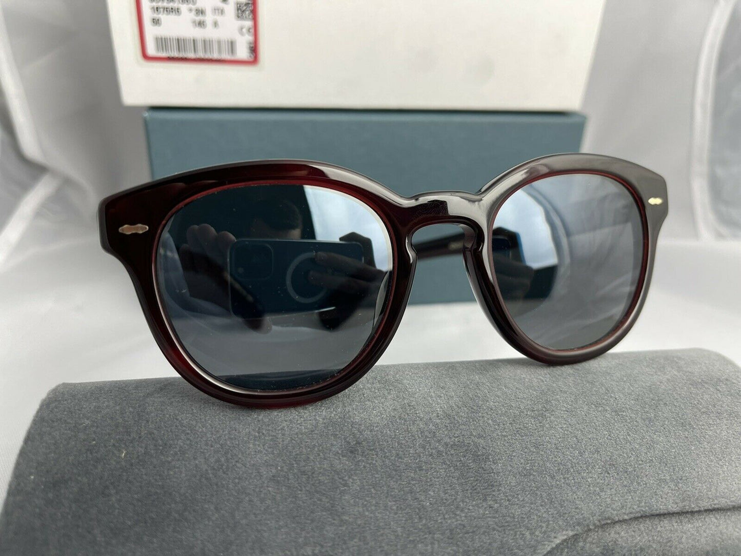 Oliver Peoples Cary Grant OV5413SU Bordeaux Bark / Carbon Gray size 50mm  New