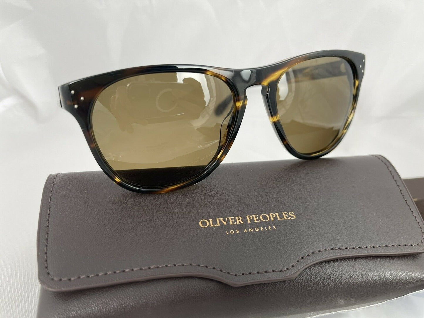 OLIVER PEOPLES Daddy B 58mm Cocobolo Brown Polarized Sunglasses OV5091S NEW